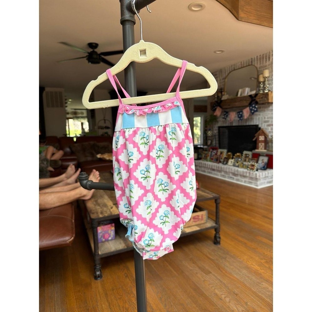 SweetHoney Pink Petit Four Tilly swimsuit 2t